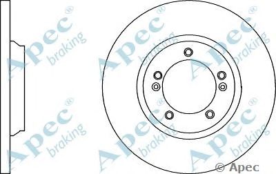 APEC BRAKING dsk3074 -  Тормозной диск